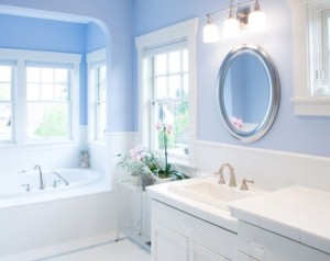 Błękitna łazienka