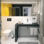 Oryginalna kolorystyka łazienki